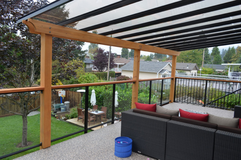 deck awnings glass FCZUBIV