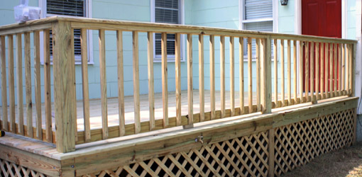 deck balusters completed wood deck railing. YKDGJRJ