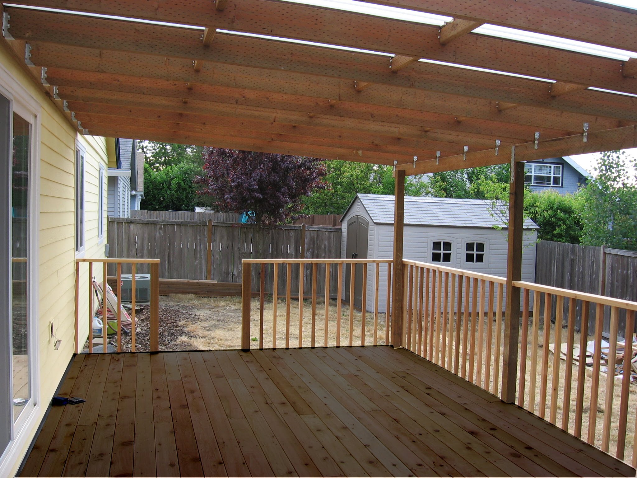 deck covers building a patio deck cover LKPWSDR