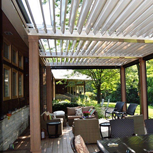 deck covers remote controlled patio cover XPJHBRB