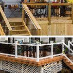 deck designs: wood deck and composite deck. OMQGJSP