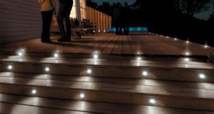 deck lights paradise six-piece 12-volt led deck and stair light kit PQCUGUU