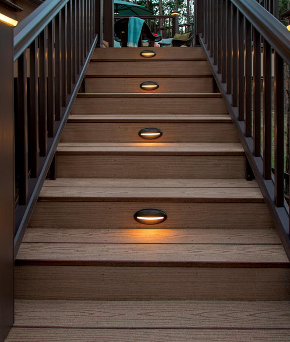 deck lights timbertech deck riser lights - view 2 XBFQERR