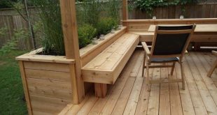 deck planters got a deck? built-in a planter. RTGTVMJ