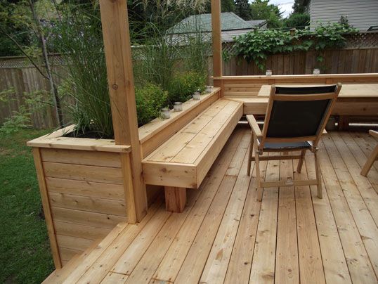 deck planters got a deck? built-in a planter. RTGTVMJ