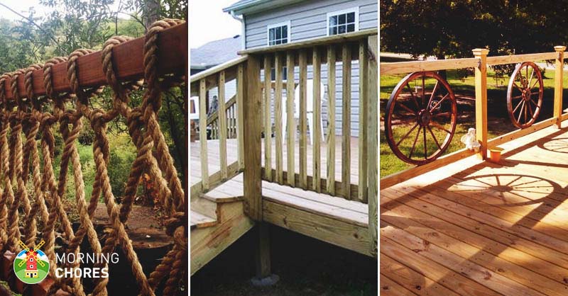 deck railing designs 32 diy deck railing ideas u0026 designs that are sure to inspire EBBZPUB