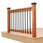 deck spindles 32.25-inch rectangle facemount baluster black smooth- 5 pack - staircase  balusters KLFCQKQ