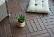 deck tiles composite walnut 12 QVOIQOY