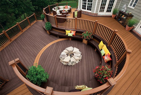 decking designs earthy brown tone RWTYQGC