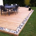 decking ideas backyard deck ideas - small backyard IXLKBWJ