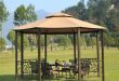 dia 4 meter 8-edge shape garden patio gazebo tent aluminum outdoor sun TUDOEQP