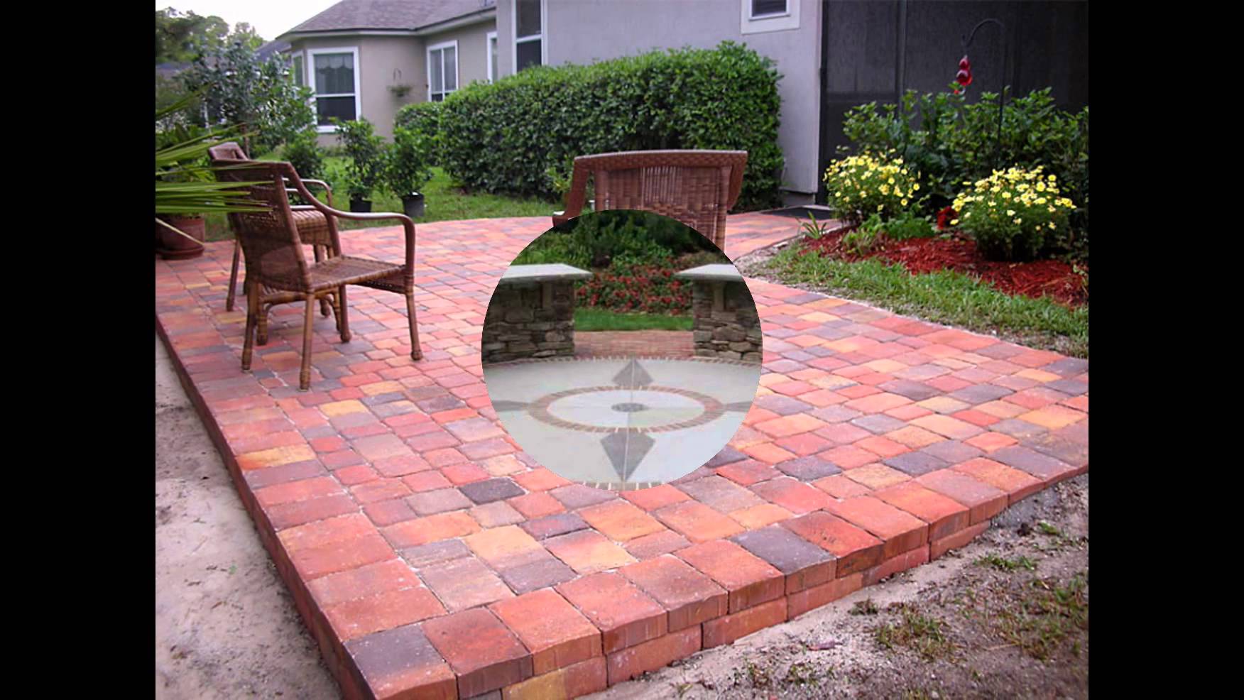 diy brick patio QPMRTAG