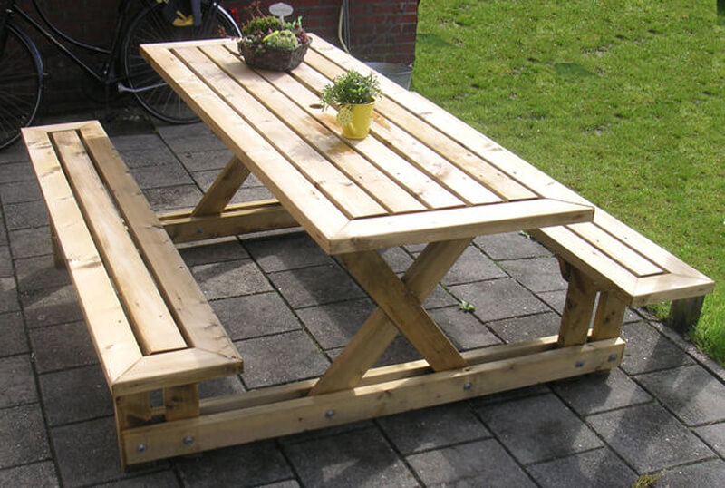 diy outdoor furniture diy lincoln lawn table JCISWLR