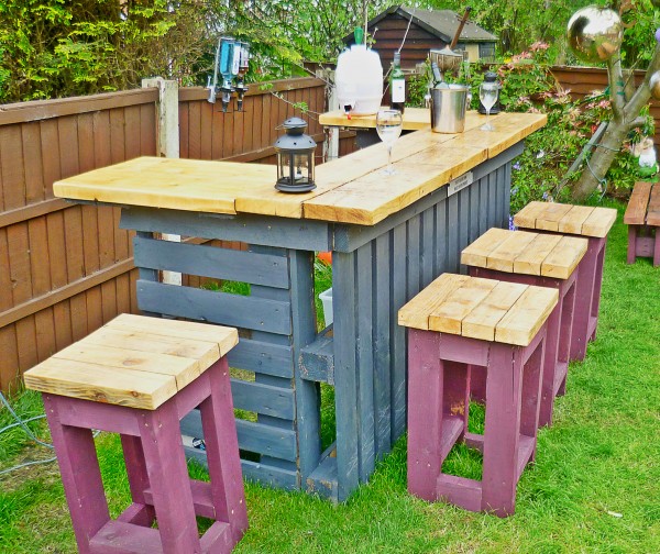 diy outdoor furniture garden bar. YHIDCRB