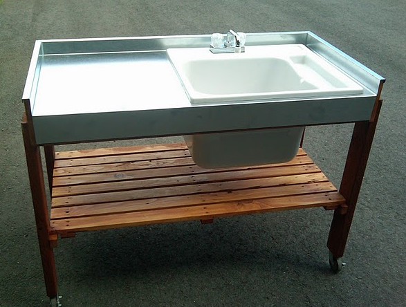 diy outdoor garden sink UUBJWXK