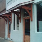 door awning wood front door awnings VOQUAKP