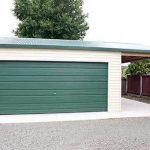 double garage 6m x 6.6m with extended roofline. RSJCGFM