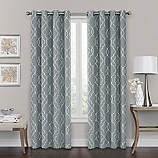 drapes and curtains brent grommet 100% blackout window curtain panel SJEQILT