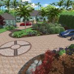 driveway sample landscape design HSXVOWJ