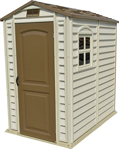 duramax sheds duramax 30621 storepro vinyl shed with floor, 4 by 6-inch LNKMGRX