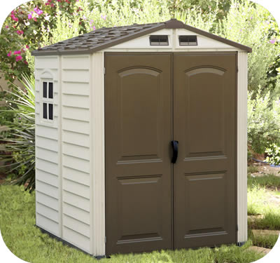 duramax sheds duramax 6x6 storemate vinyl storage shed kit JTQGTBM