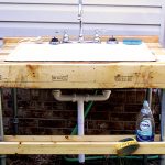 easy-to-build outdoor garden sink UZWZNCA