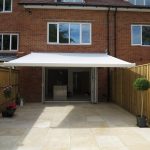 electric awnings modern style electric awning fitted in winchester SYBVZSU