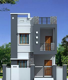 elevation designs plz suggest me this design will comes perfect by the plot size ABEGCBP