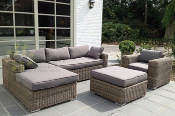 evergreen wicker furniture - sectional sofa - rattan furniture - patio FXFQEWD