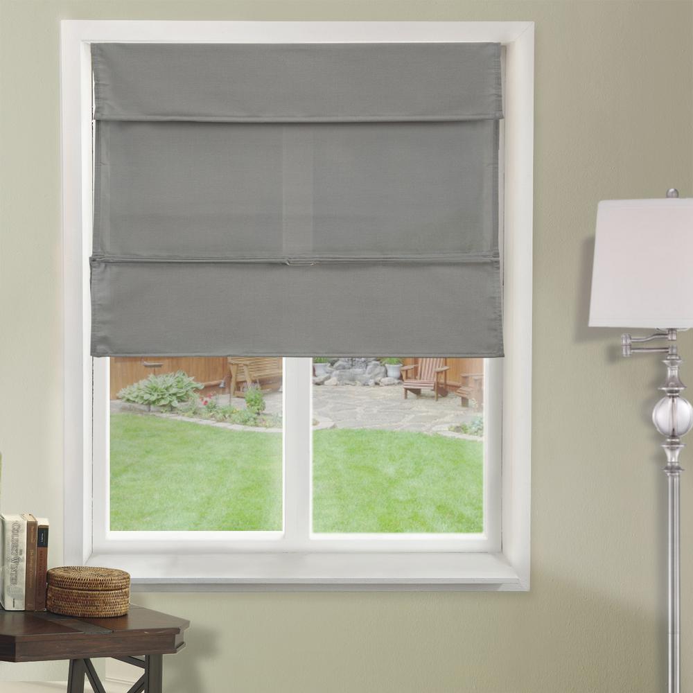 fabric shades l daily grey light filtering horizontal fabric roman shade WLUVPCD