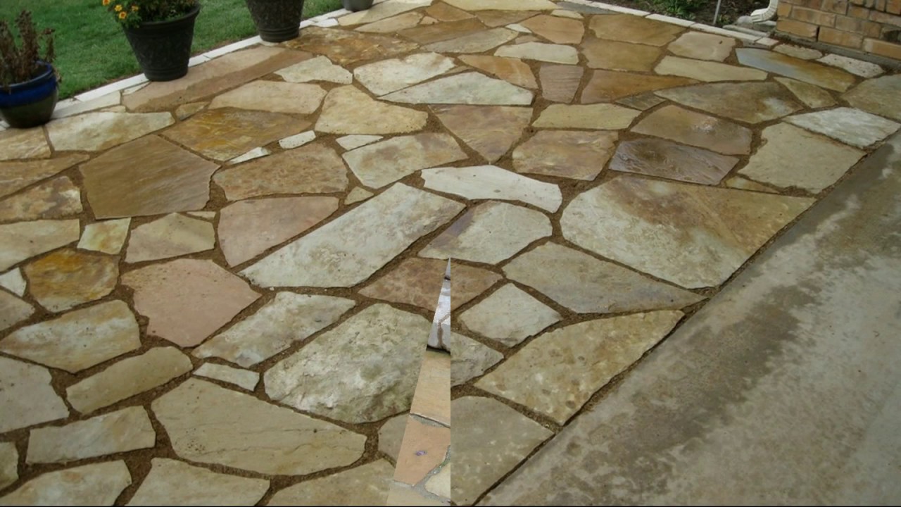 flagstone patio ideas AWBUIYB