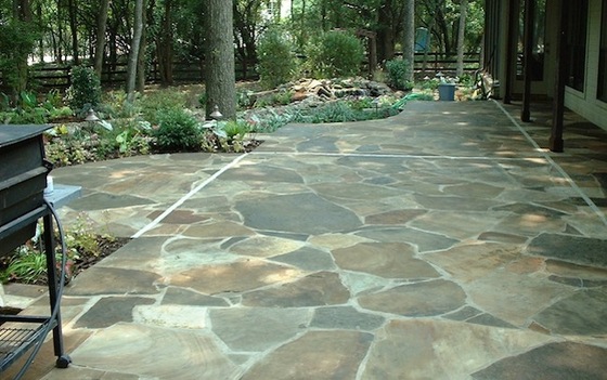 flagstone patio patio materials FQIRJAP