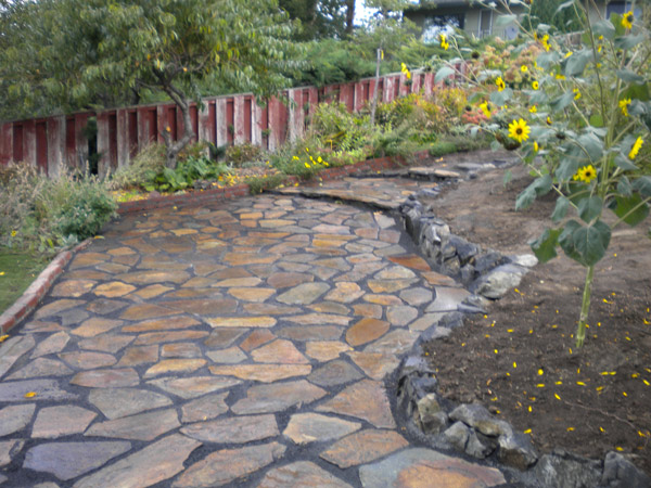 flagstone pavers mclaughlin landscaping BBNJNGX