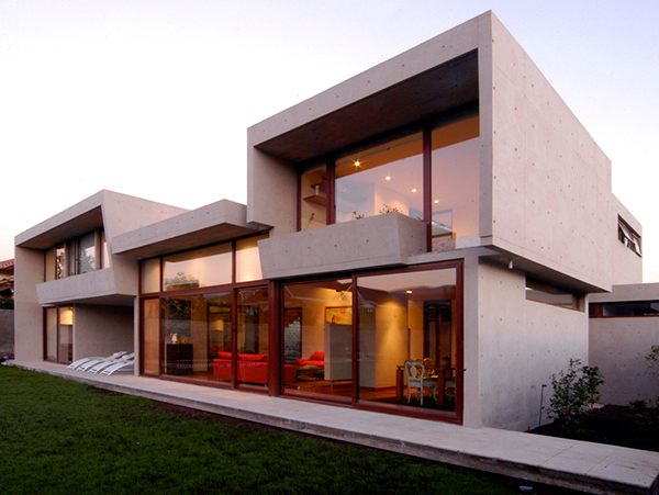 fleischmann ossa house 1 concrete home architecture decorated with ...  sunlight WOXRAKO