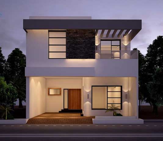 front elevation designs in india - decorchamp NTCRJTQ