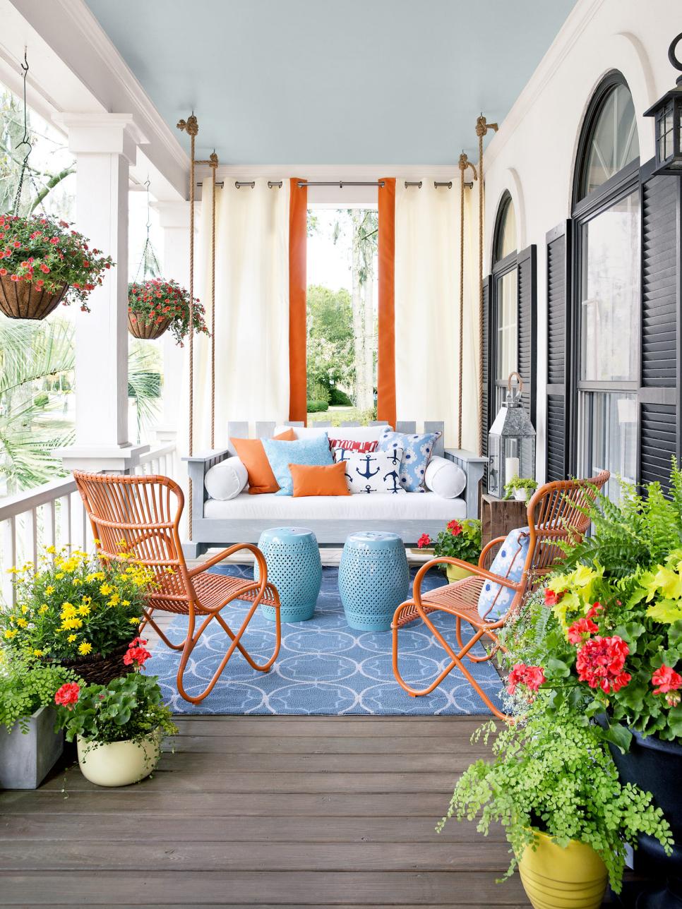 front porch decor ideas QRMNKZD