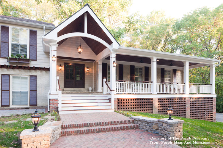 front porch designs after porch remodel VGSOZWF