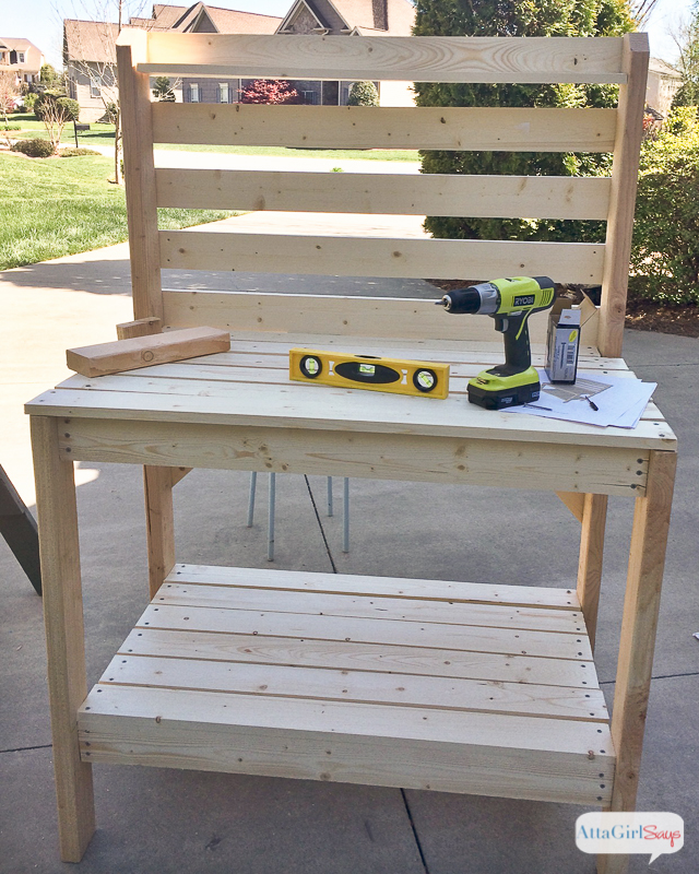 gallery of excellent diy potting bench outdoor buffet table atta girl says VLEXWBY