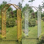 garden arches gardman fsc elegance wooden arches AJPWVCH