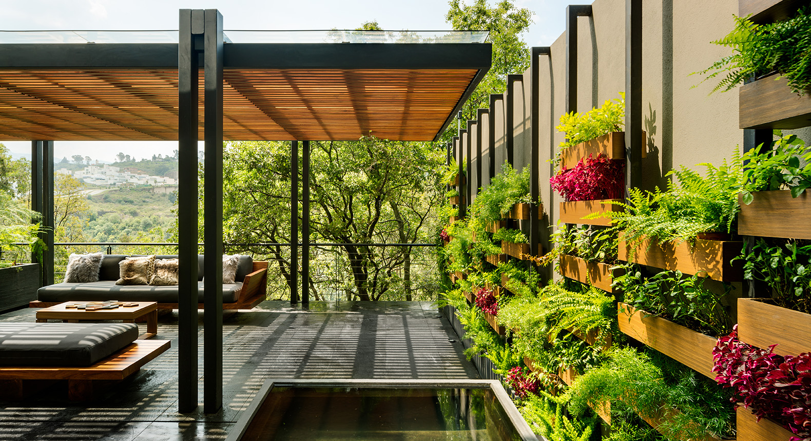 garden architecture this mexico city home is built around a gorgeous vertical garden PHNJYJG