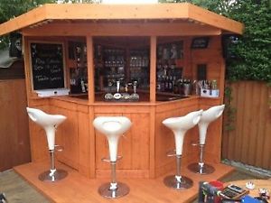 garden bar image is loading deluxe-7ft-corner-bar-garden-bar-entertainment-area- DUVTVYV