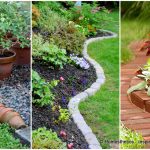 garden border edging 17 simple and cheap garden edging ideas for your garden HFLTBEW