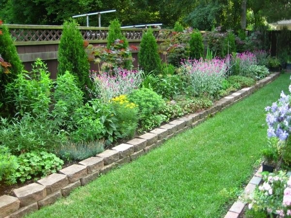 garden border edging natural stone border. natural stones garden edging ideas RCQILPN