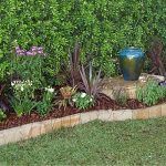 garden border edging sandstone garden edging ideas australia XEPPSAA