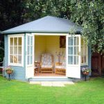 garden buildings ardcastle with double doors ACWLEZI