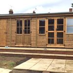 garden buildings sectional garden timber shed building HOCHYJP