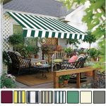 garden canopy manual awning canopy garden patio shade shelter aluminium VFIMYKE