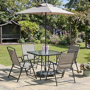 garden chairs image is loading oasis-patio-set-outdoor-garden-furniture-7-piece- SAEYLJO