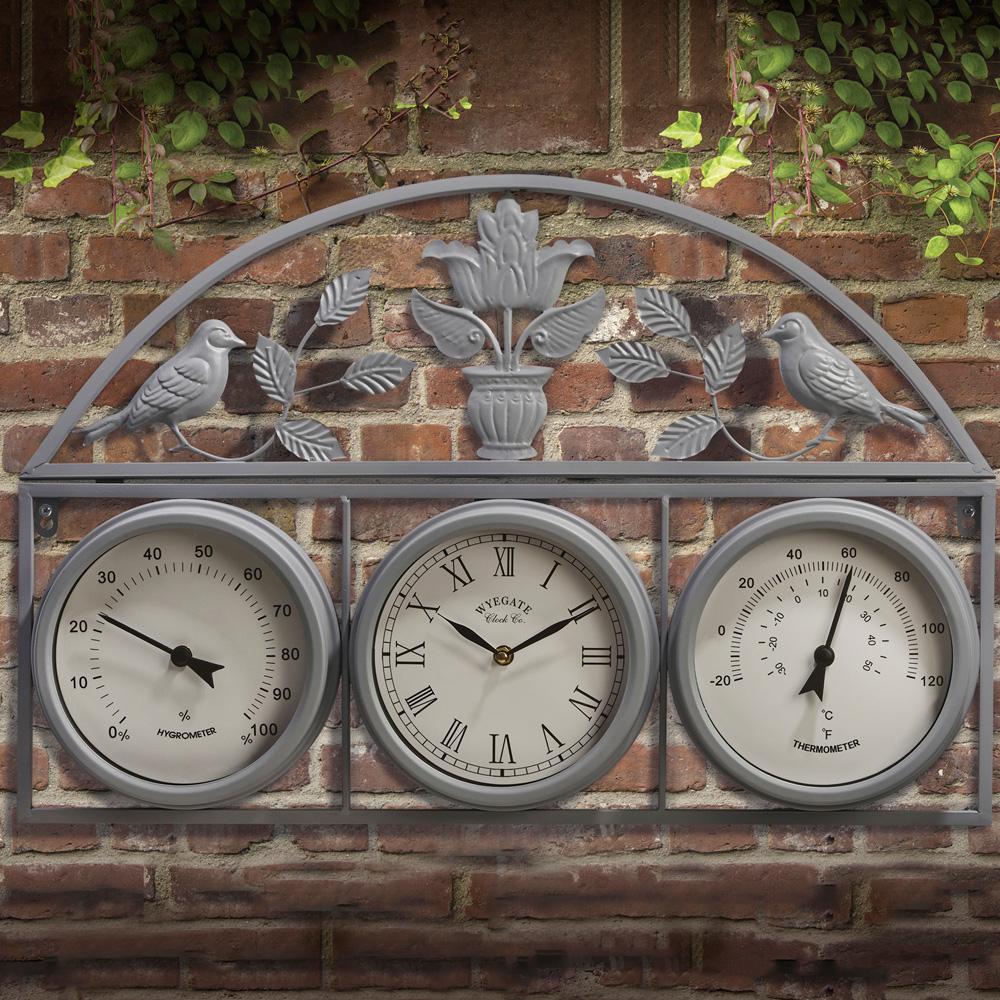 garden clock and weather station LOPHYEG