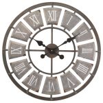 garden clock lincoln skeleton garden outside wall clock - large 62cm - indoor or WADYOHI